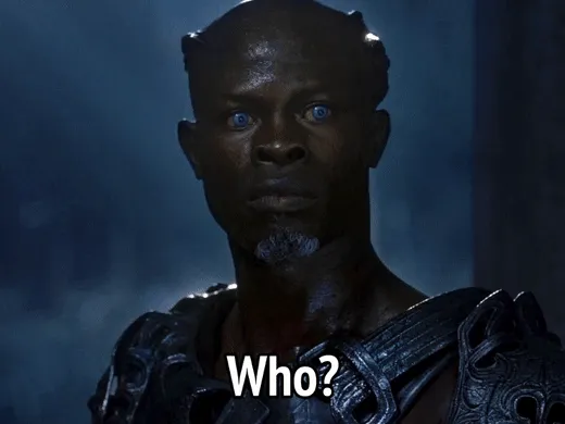 Confused person saying “who?”