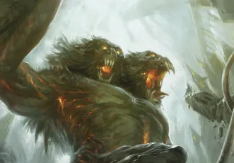 This guy doesn't seem happy. Demogorgon