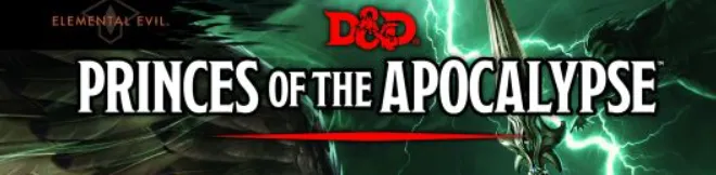 Cover art for the D&D adventure Princes of the Apocalypse