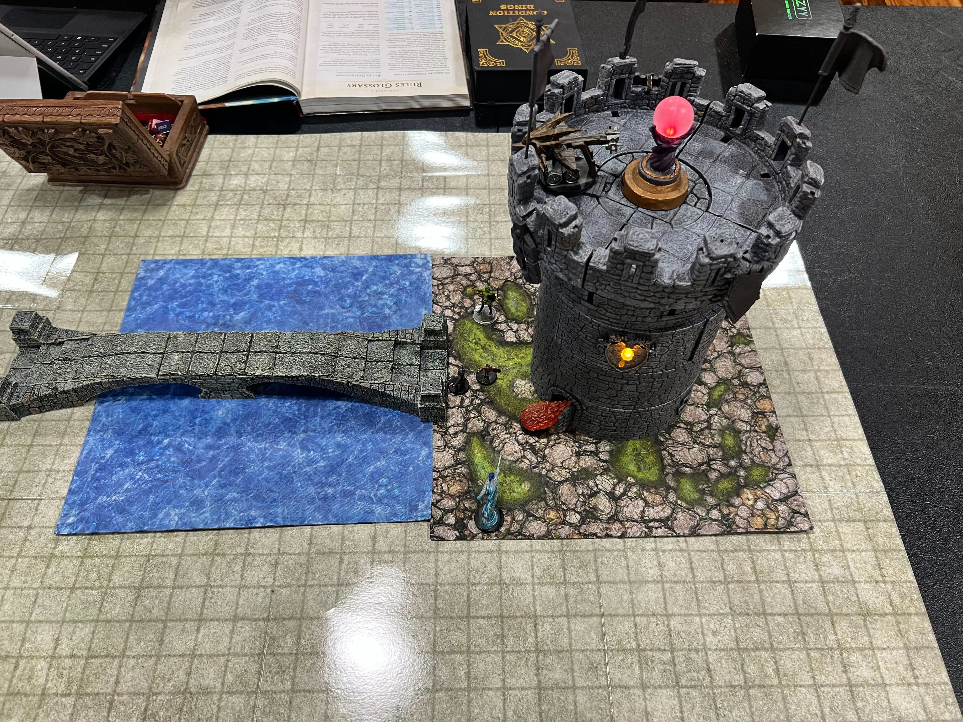 All Along the Watchtower! A watchtower on a battle mat