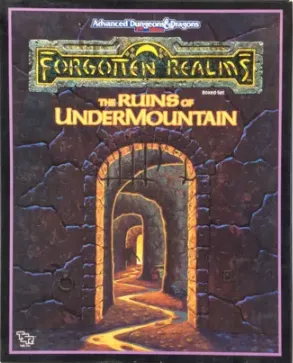 Cover art for the Forgotten Realms boxed set The Ruins of Undermountain